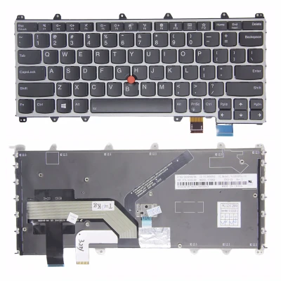Lenovo yoga 260 yoga 370 X380 S1 Gen 2 Gen 3 Gen 4 silver backlit US keyboard