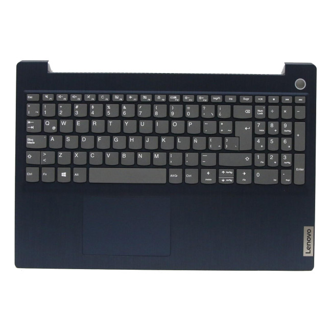 Lenovo ideapad 3 15ADA05 5CB1D02005 blue Latin LA keyboard palmrest - main product image