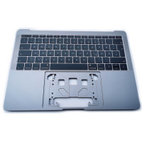 Apple MacBook Pro A1708 2016 2017, backlit Germany DE keyboard palmrest Space Gray - additional view 1