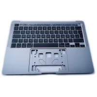 Apple Macbook Pro 13" A2289 2020, backlit Germany DE keyboard palmrest Space Gray - additional view 1