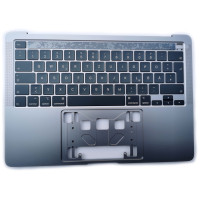 Apple Macbook Pro 13" A2289 2020, backlit Germany DE keyboard palmrest Space Gray