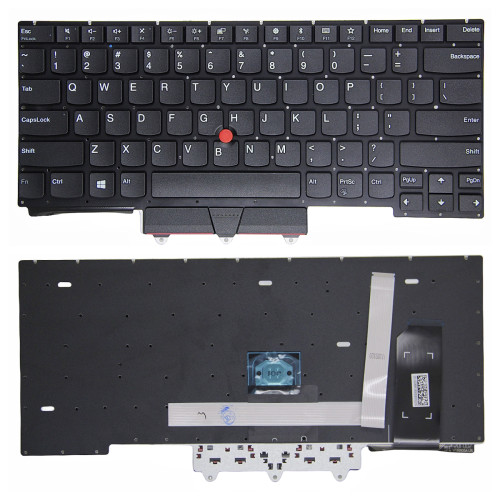 Lenovo Thinkpad E14 GEN 1, E14 GEN 2, E14 GEN 3, E14 GEN 4, R14 Gen 2, S3 Gen 2, black US keyboard original - main product image