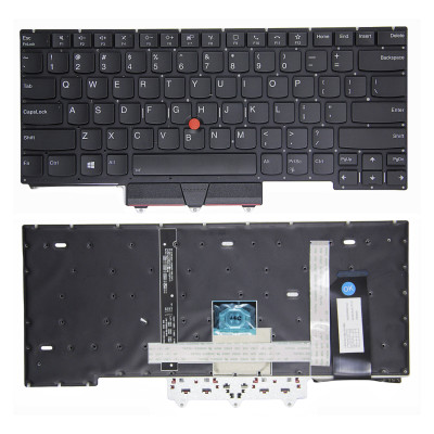 Lenovo Thinkpad E14 GEN 1, E14 GEN 2, E14 GEN 3, E14 GEN 4, R14 Gen 2, S3 Gen 2, black backlit US keyboard original