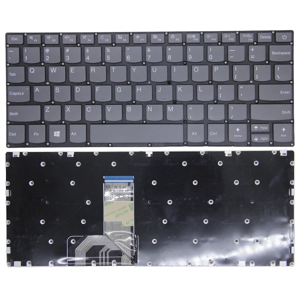 Lenovo 120S-11IAP 330-11IGM S130-11IGM gray power US keyboard - main product image