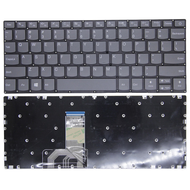 Lenovo 120S-11IAP 330-11IGM S130-11IGM gray power US keyboard - main product image