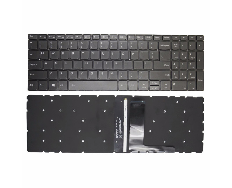 Lenovo 3-15ADA05 3-15ARE05 3-15IGL05 3-15IIL05 V15IIL backlit fast-forward US keyboard OEM - additional view 