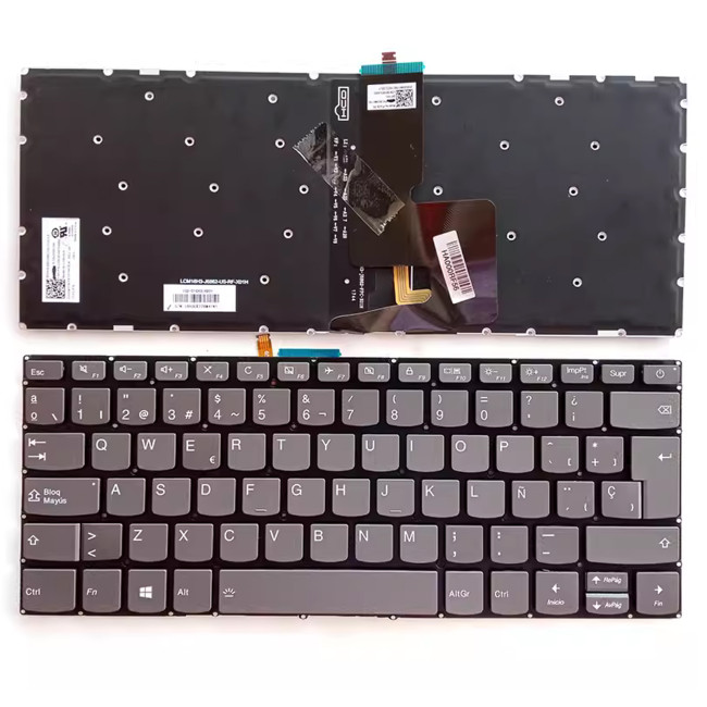 Lenovo IdeaPad 320-14 320S-14IKB 120S-14IAP 520-14IKB 7000-14 power backlit Spanish SP keyboard - main product image