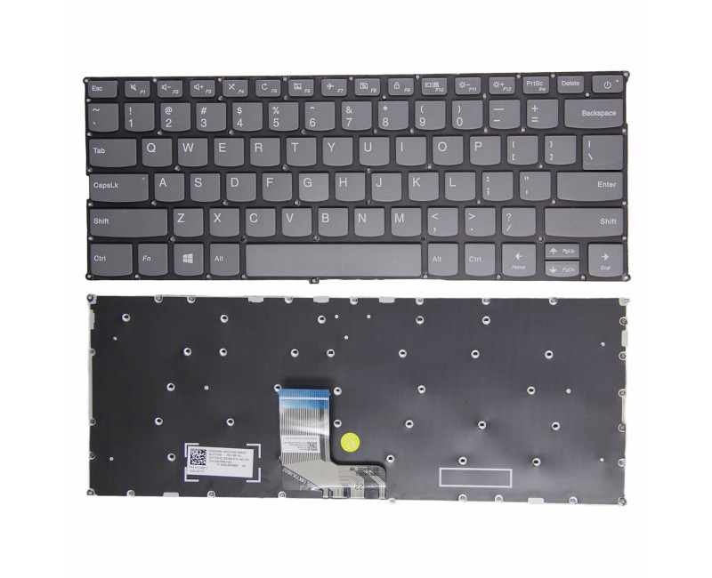 Lenovo 7000-13 720S-14IKB K42-80 K43-80 720s-14 V720-14 6-14IKB V530S-14IKB 320S-13 yoga 720-13 gray power US keyboard OEM - additional view 