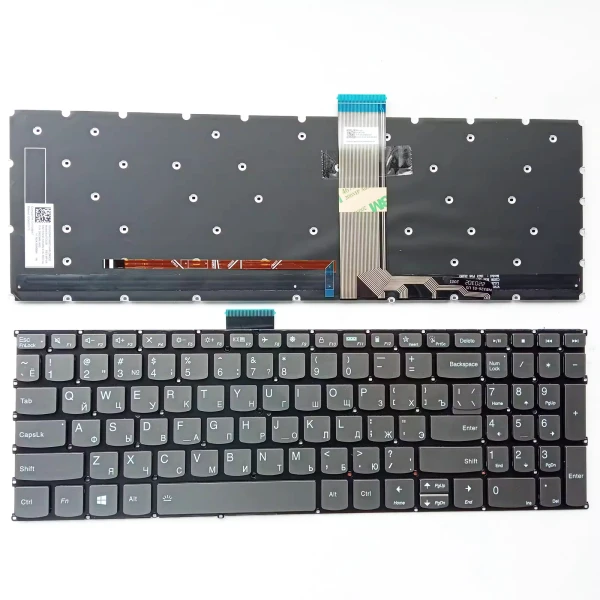 Lenovo Air 15 2021 S550-15 Ideapad 5-15 15IIL05 15ALC05 backlit Russian RU keyboard - main product image