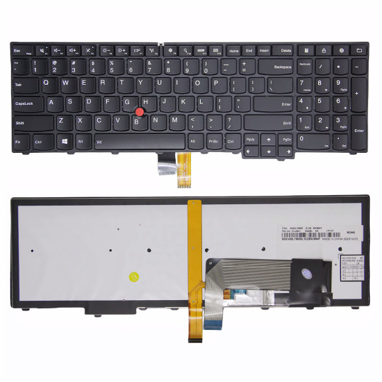 Lenovo thinkpad E540 E531 T540 T550 T560 L540 L570 W540 W550 W541 with trackpoint backlit US keyboard OEM - main product image