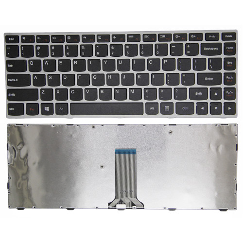 Lenovo G40-70, Z40-30, N40-70, G40-30, Z40-70, G40-80, FLEX 2-14, silver US keyboard OEM - main product image