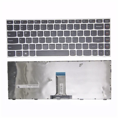 Lenovo G40-70 Z40-30 N40-70 G40-30 Z40-70 G40-80 FLEX 2-14 silver US keyboard original
