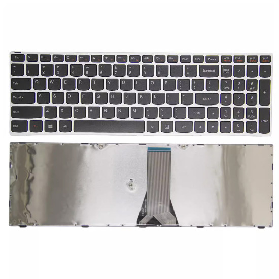 Lenovo G50-30 B50-30 B50-45 B50-70 B50-80 B51-30 B51-35 B51-80 US keyboard silver OEM - main product image