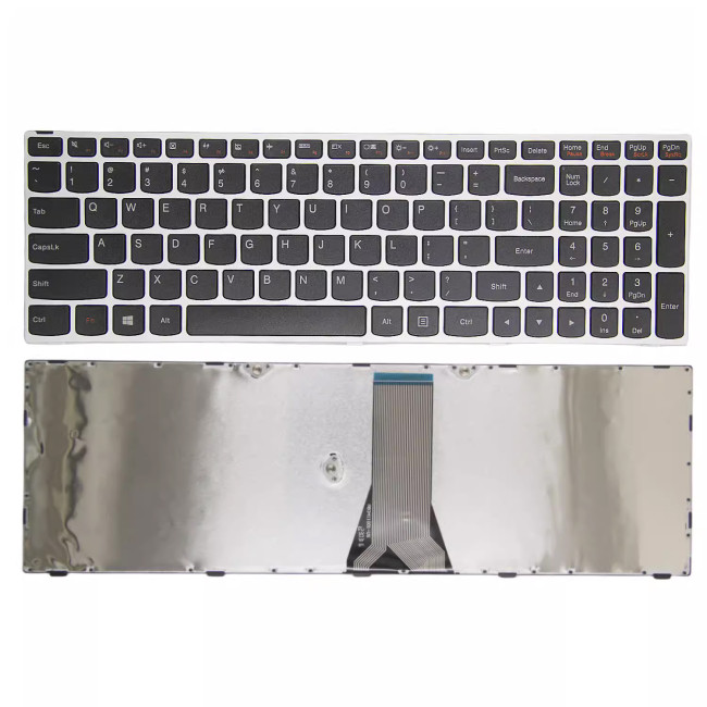 Lenovo G50-30 B50-30 B50-45 B50-70 B50-80 B51-30 B51-35 B51-80 US keyboard silver OEM - main product image