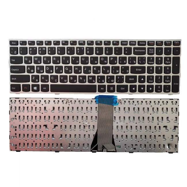 Lenovo G50-70 G50-45 B50 G50-30 Z50 E41-80 Z51 silver Russian RU keyboard - main product image