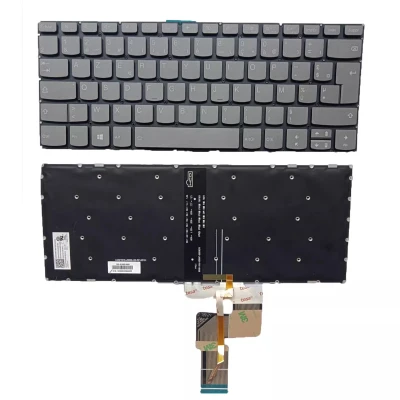 Lenovo IDEAPAD 320-14AST yoga 520-14IKB Flex 5-1470 gray backlit French FR keyboard