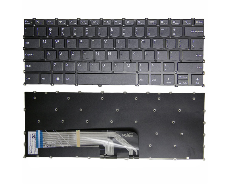 Lenovo IdeaPad 14 ALC7, IdeaPad 14 IJL7,IdeaPad 14 iAU7, 2022, IdeaPad 14s ALC, IdeaPad 14s ITL, 2021 F10 lock black US keyboard - additional view 