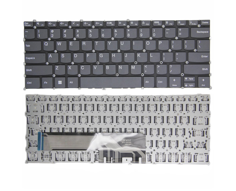 Lenovo IdeaPad 14 ALC7, IdeaPad 14 IJL7,IdeaPad 14 iAU7, 2022, IdeaPad 14s ALC, IdeaPad 14s ITL, 2021 F10 lock gray US keyboard OEM - additional view 