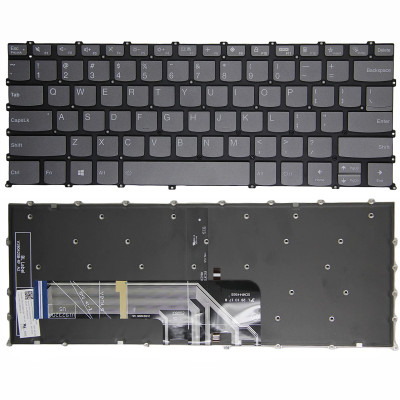 Lenovo IdeaPad 14 ALC7, IdeaPad 14 IJL7,IdeaPad 14 iAU7, 2022, IdeaPad 14s ALC, IdeaPad 14s ITL, 2021 F10 lock gray backlit US keyboard