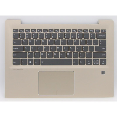 Lenovo IdeaPad 520S-14IKB, 5CB0N78415, gold backlit US keyboard palmrest