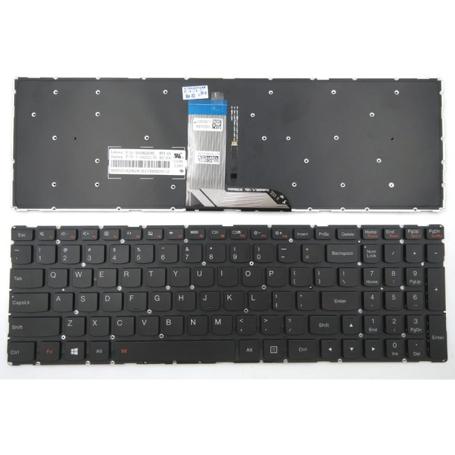 Lenovo IdeaPad 700-15ISK 700-17ISK yoga 500-15ISK yoga 500-15IBD backlit US keyboard - main product image