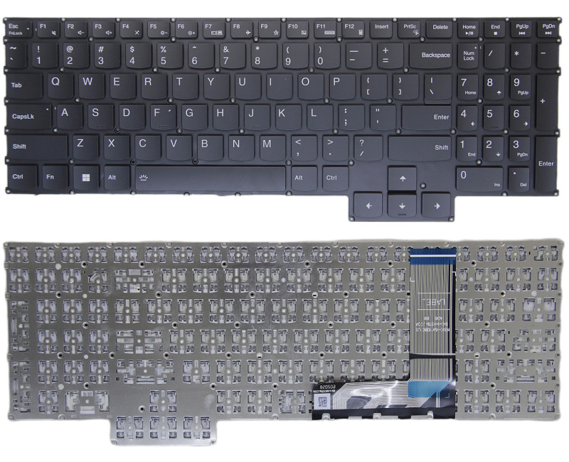 Lenovo Legion S7-16ARHA7, S7-16IAH7, black US keyboard - additional view 