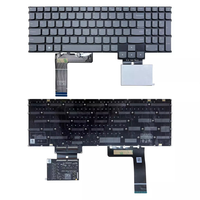Lenovo IdeaPad Gaming 3 16IAH7 16ARH7 15IAH7 15ARH7 Y9000X R9000X 2022 gray RGB backlit US keyboard - main product image