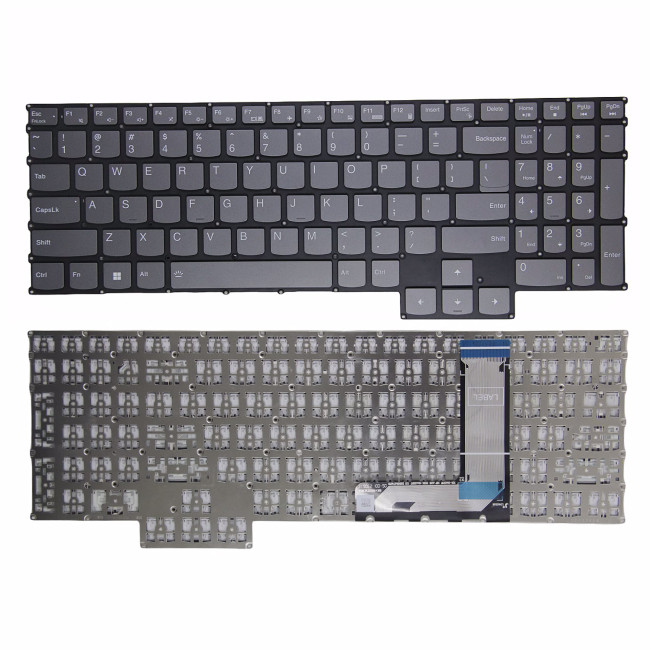 Lenovo IdeaPad Gaming 3 16IAH7 16ARH7 15IAH7 15ARH7 Y9000X R9000X 2022 gray US keyboard - main product image