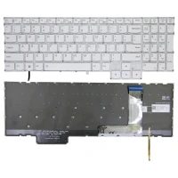 Lenovo IdeaPad Gaming 3 16IAH7, Gaming 3 16ARH7, Gaming 3 15IAH7, Gaming 3 15ARH7, Y9000X R9000X 2022, white backlit US keyboard