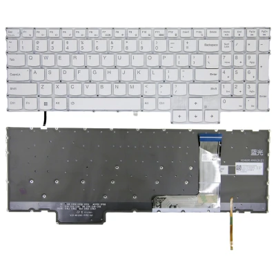 Lenovo IdeaPad Gaming 3 16IAH7, Gaming 3 16ARH7, Gaming 3 15IAH7, Gaming 3 15ARH7, Y9000X R9000X 2022, white backlit US keyboard