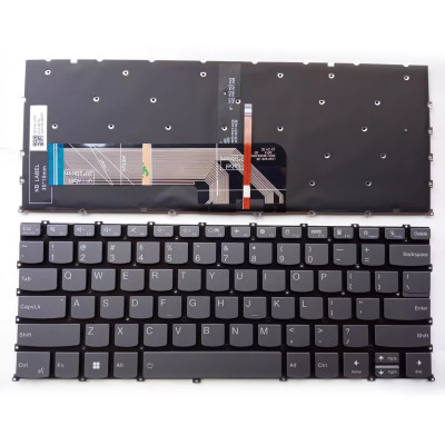 Lenovo IdeaPad Slim yoga 7-14ACN06 7-14ACN6 82L0 82L1 82N7 gray backlit US keyboard