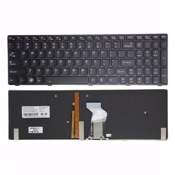 Lenovo Ideadpad Y580 Y580N backlit US keyboard - main product image