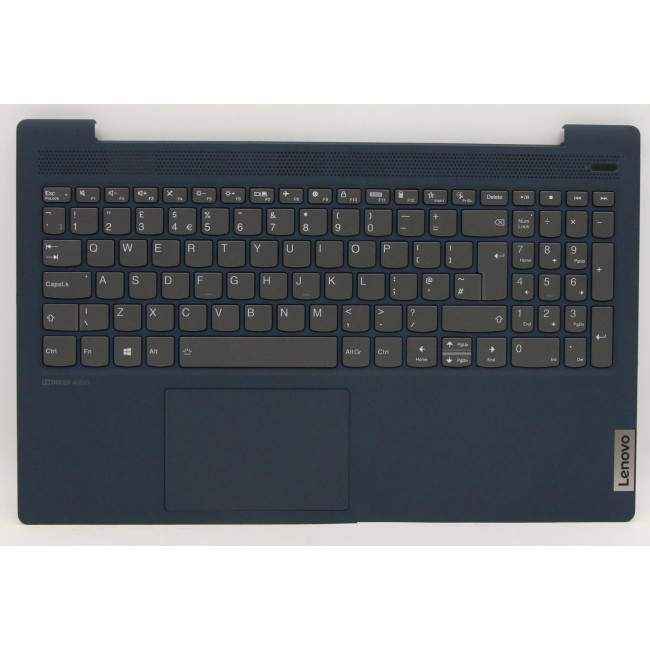 Lenovo Ideapad 5 15ITL05 5CB1B42860 blue backlit UK keyboard palmrest - main product image