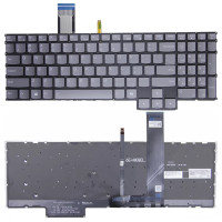 Lenovo Legion Pro 5 16ARX8 16IRX8, Legion Pro 7 16ARX8H 16IRX8H, gray backlit US keyboard AI