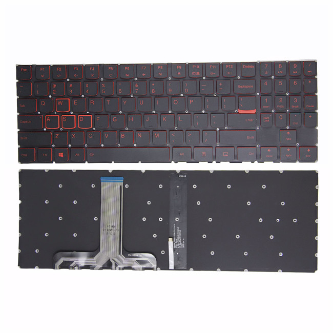 Lenovo Legion Y520-15IKB Y720-15IKB R720-15IKB red word backlit OEM US keyboard - main product image