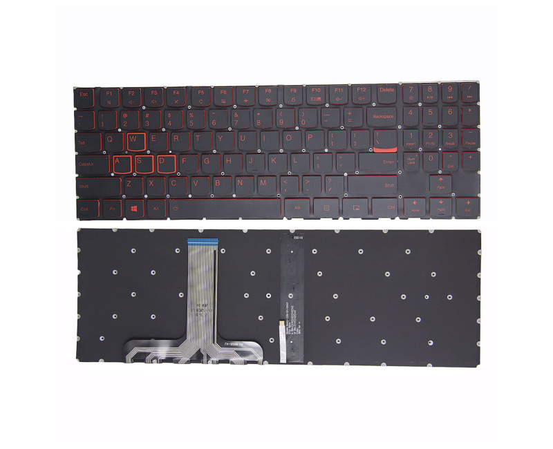 Lenovo Legion Y520-15IKB Y720-15IKB R720-15IKB red word backlit OEM US keyboard - additional view 