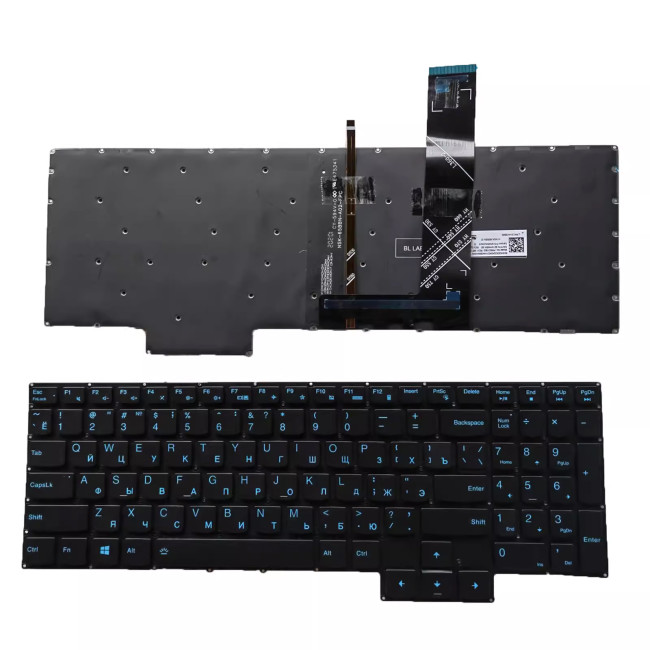 Lenovo Legion Y7000 R7000 Y7000P R7000P 2020 blue backlit Russian RU keyboard - main product image