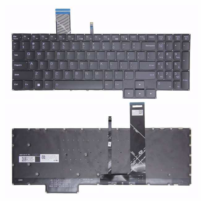 Lenovo Legion 5 Pro-16ACH6, Pro-16ACH6H, Pro-16ITH6, Pro-16ITH6H, black backlit US keyboard original - main product image