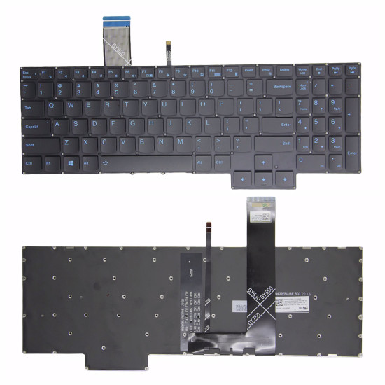 Lenovo Legion 5 Pro-16ACH6, Pro-16ACH6H, Pro-16ITH6, Pro-16ITH6H, blue word backlit US keyboard - main product image