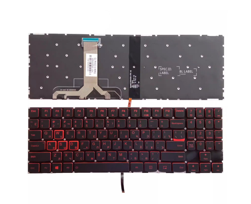 LENOVO R720 Y520 Legion Y720 R720-15IKB red backlit Russian RU keyboard