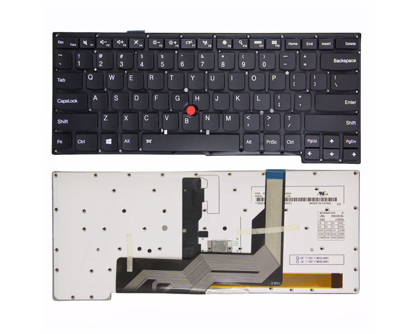 Lenovo S3-431 S3-440 with trackpoint backlit US keyboard OEM - additional view 