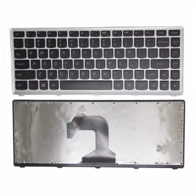 Lenovo S400 S405 S300 S410 S300A S310 S310A S400U S400T S415 S435 S436 S40-70 M40-70 M40-80 TOUCH silver frame US keyboard OEM