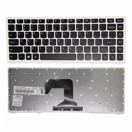 Lenovo S400 S405 S300 S410 S310 S415 S435 S436 S40-70 M40-70 M40-80 white frame US keyboard - main product image