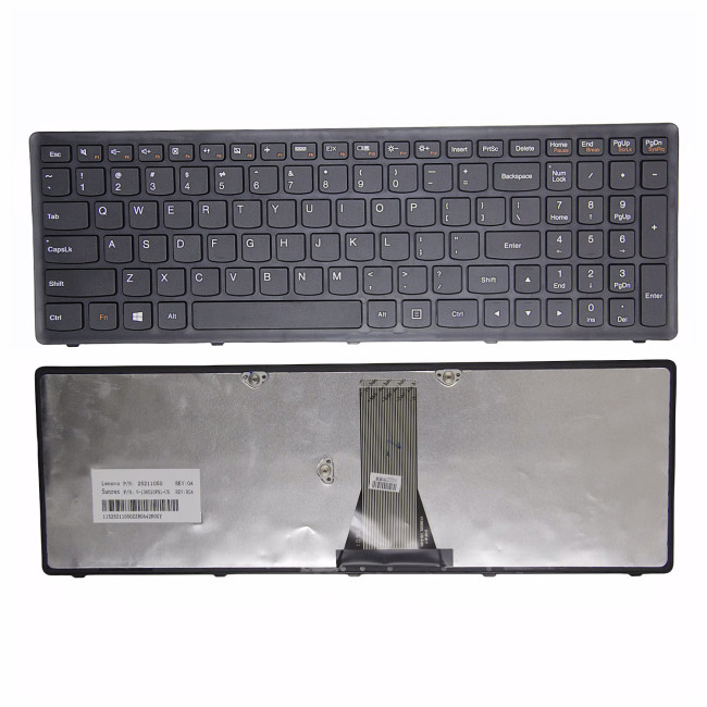 Lenovo S500 G500S G505S Z501 S510P Z505 Z510 FLEX 15 black US keyboard original - main product image