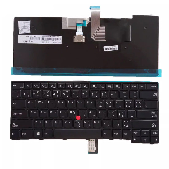 Lenovo ThinkPad E431 E431S E440 T431 T431S trackpoint Arabic AR keyboard - main product image