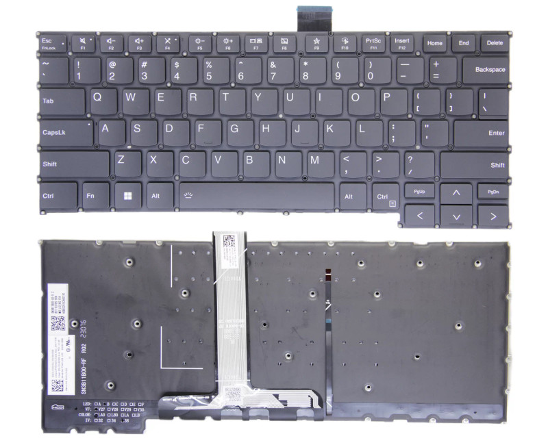 Lenovo Thinkbook 14 G6 IRL ABP, X5-14 IRL IRP, 2023 backlit US keyboard black - additional view 