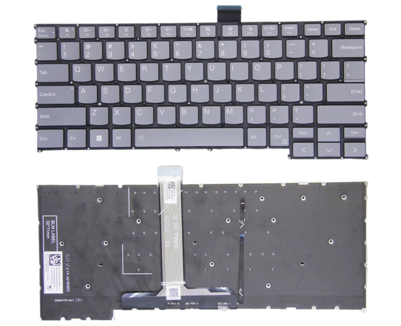 Lenovo Thinkbook 14 G6 IRL ABP 2023, X5-14 IRL IRP backlit US keyboard gray - additional view 