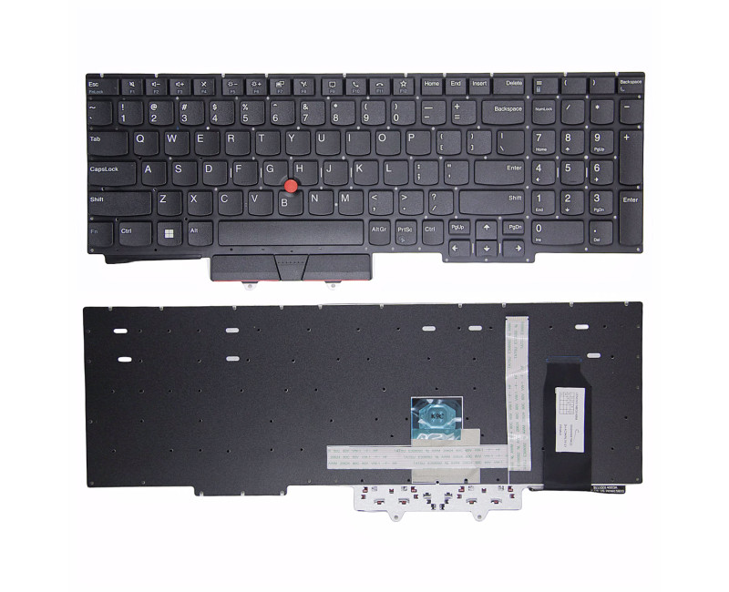 Lenovo Thinkpad E15 Gen 1 Gen 2 Gen 3 Gen 4 R15 US keyboard original - additional view 