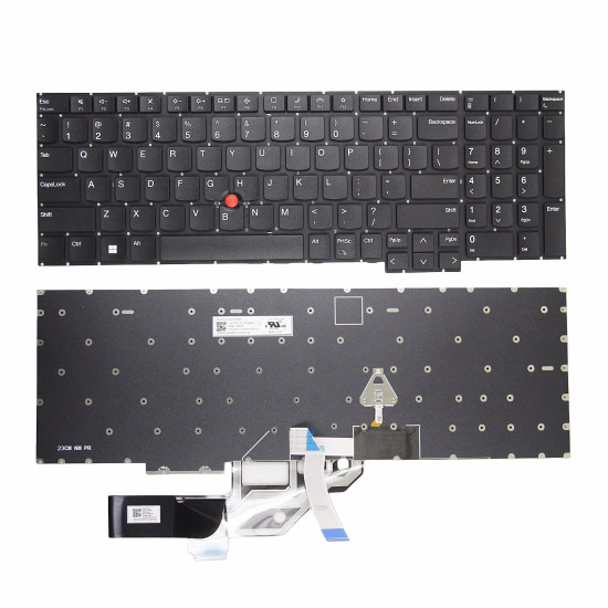 Lenovo Thinkpad E16 Gen 1 Gen 2 black US keyboard - main product image