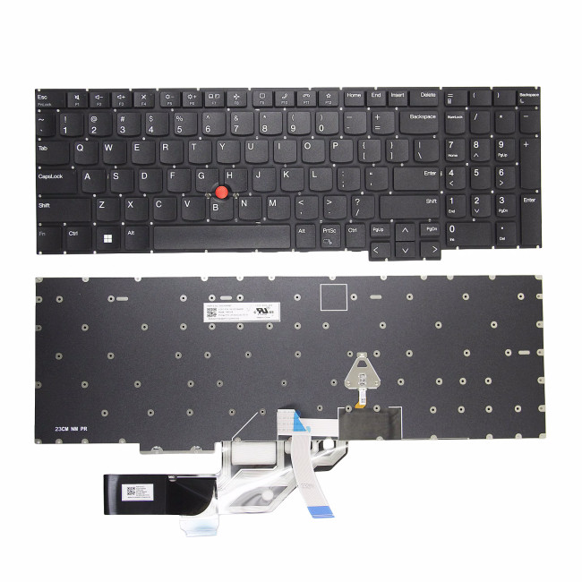 Lenovo Thinkpad E16 Gen 1 Gen 2 black US keyboard - main product image